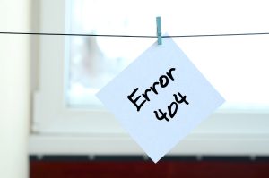 error message
