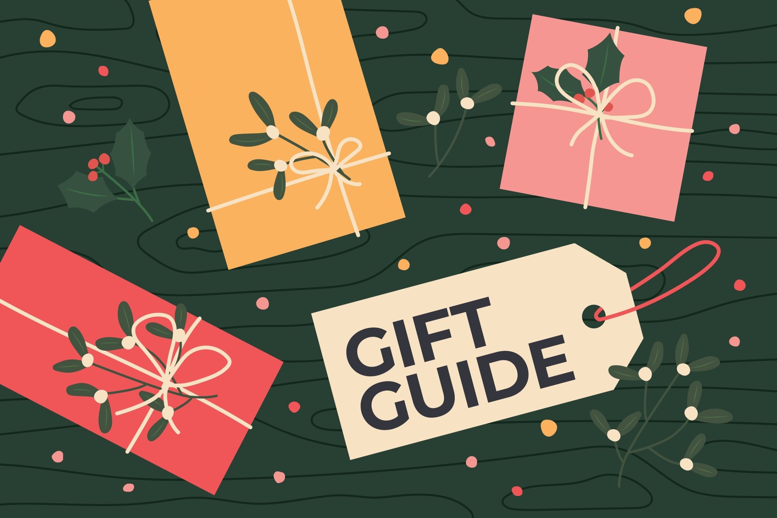 gift tag collage